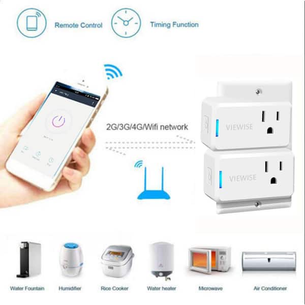 Mini Round Wi-Fi Smart Plug Works with Alexa and Google Home for Voice Control Save Energy and Reduce Electric Bill Mini Round Wi-Fi Smart Plug Works with Alexa and Google Home for Voice Control Save Energy and Reduce Electric Bill