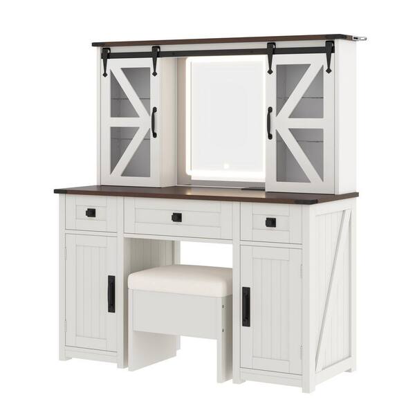 princess polly baby blue dress Beige Beauty Haven: Designer Vanity with Storage