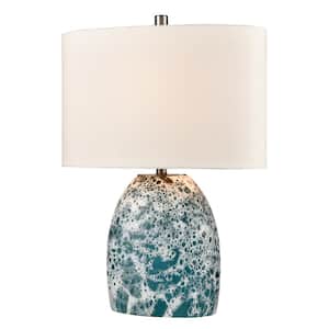 Shelby 22 in. Blue Table Lamp