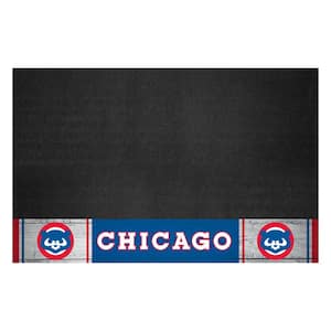 42 in. Chicago Cubs Vinyl Grill Mat