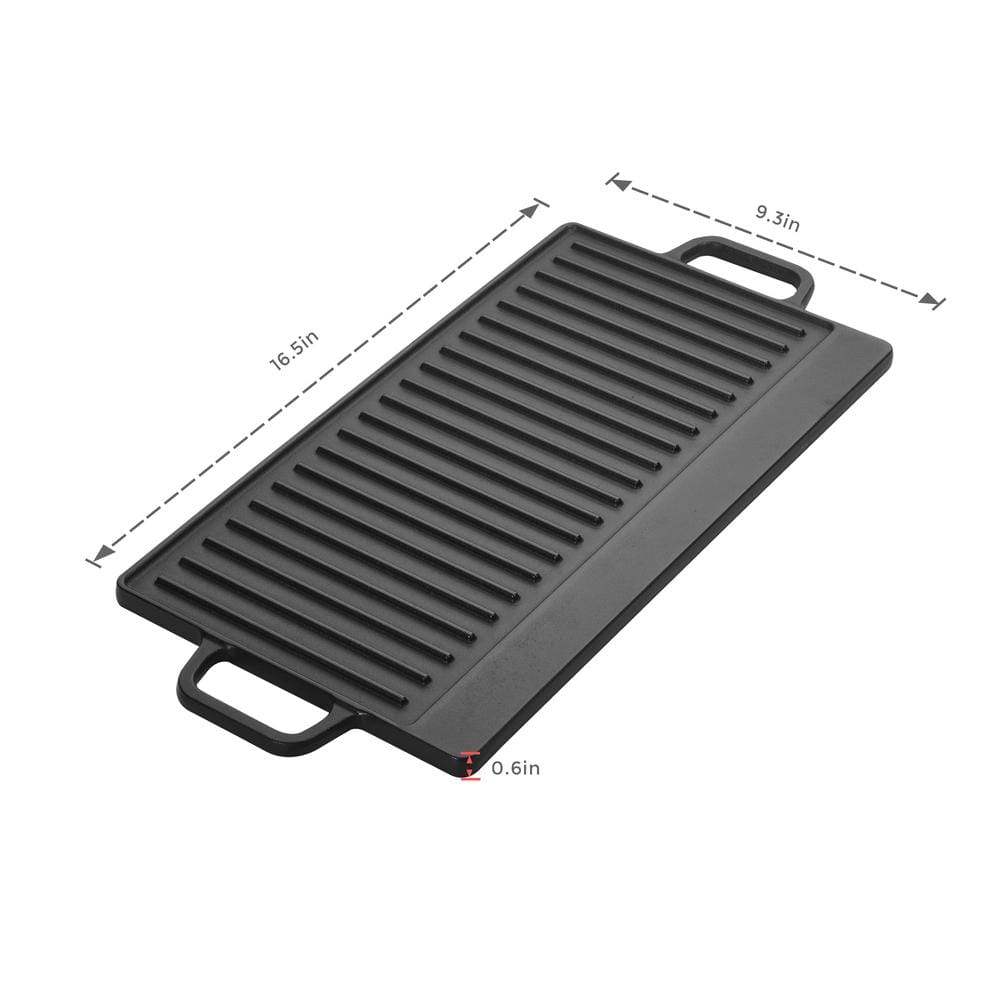 36-Inch Stainless Steel 5-Burner Gas Cooktop with Cast Iron Griddle
