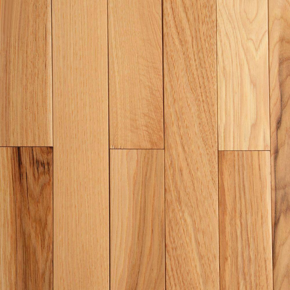 Bruce Hickory Rustic Natural 3 4 In, Home Depot Unfinished Hardwood Flooring