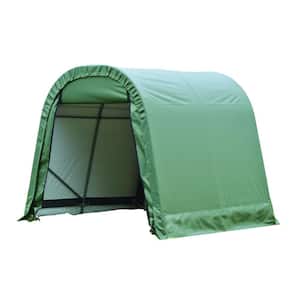 ShelterCoat 11 ft. x 8 ft. Wind and Snow Rated Garage Round Green STD