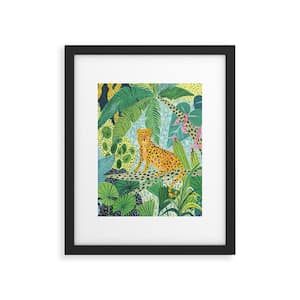 Jungle Leopard By Ambers Textiles Framed Nature Art Print Wall Art 24 in. x 18 in