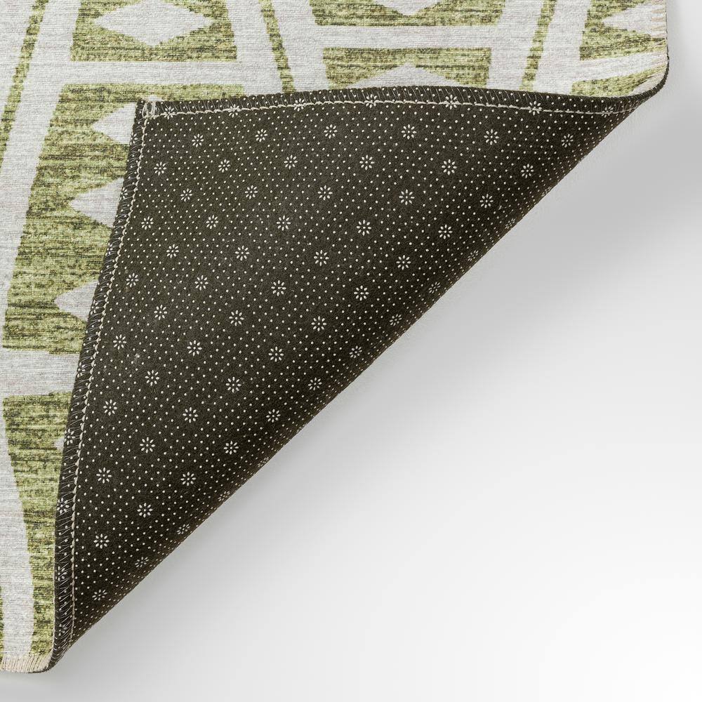 Addison Rugs Indoor/ Outdoor Addison Yuma Southwest Tribal WashableArea Rug 1'8" x 2'6" - Olive