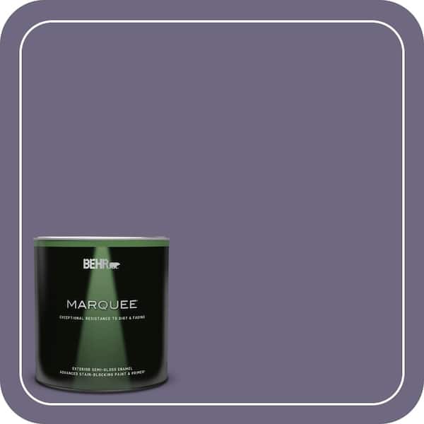 BEHR MARQUEE 1 qt. #S570-6 New Orleans Semi-Gloss Enamel Exterior Paint & Primer