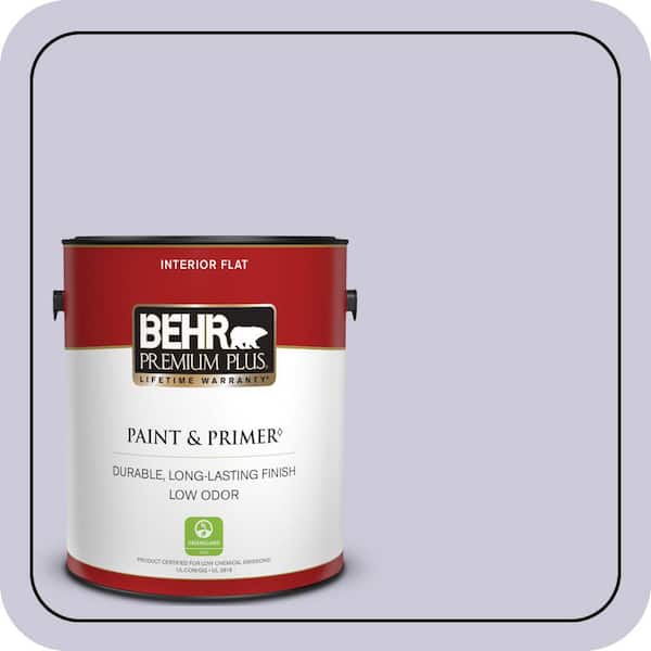 BEHR PREMIUM PLUS 1 gal. #S570-2 Magic Scent Flat Low Odor Interior Paint & Primer