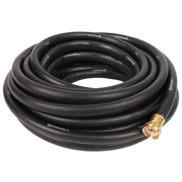 CONTINENTAL CWH075-50MF-G Garden Hose,3/4" ID x 50 ft.,Black 