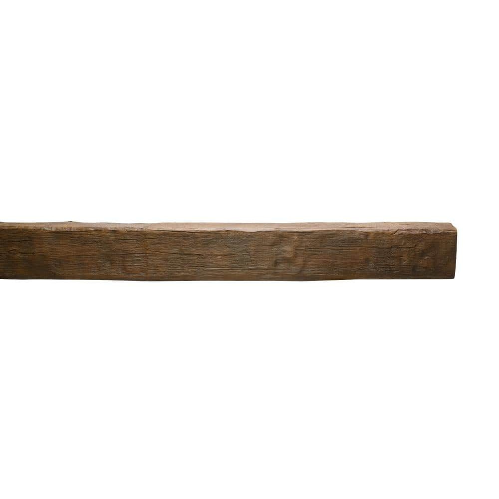 Medium Oak Finish Faux Wood Beam 156" Long