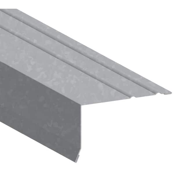 Gibraltar Building Products 1-3/4 in. x 1 in. x 10 ft. Galvanized Steel Drip Edge Flashing
