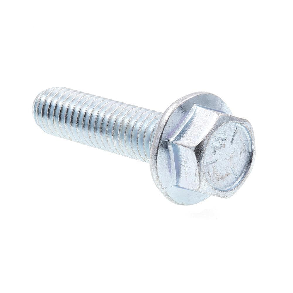 Prime-Line 3/8 in.-16 x 1-1/2 in. Zinc Plated Case Hardened Steel Serrated  Flange Bolts (25-Pack) 9091197 The Home Depot