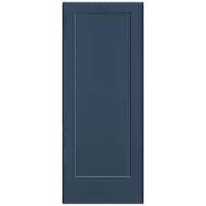 32 in. x 80 in. 1-Panel Lincoln Park Single Bore Solid Core Night Tide Molded Composite Interior Door Slab