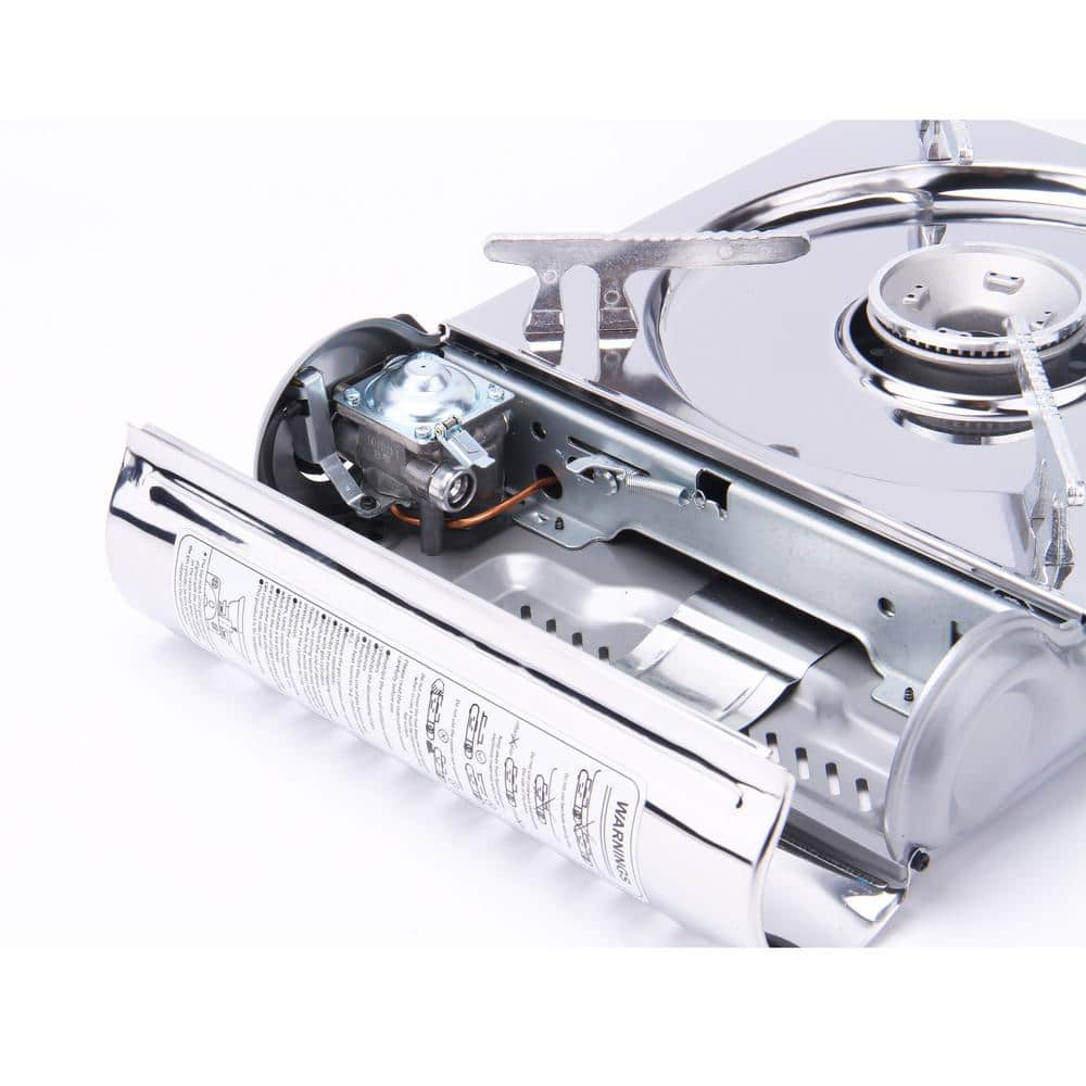8000 BTU Stainless Steel Butane Gas Single Burner Stove