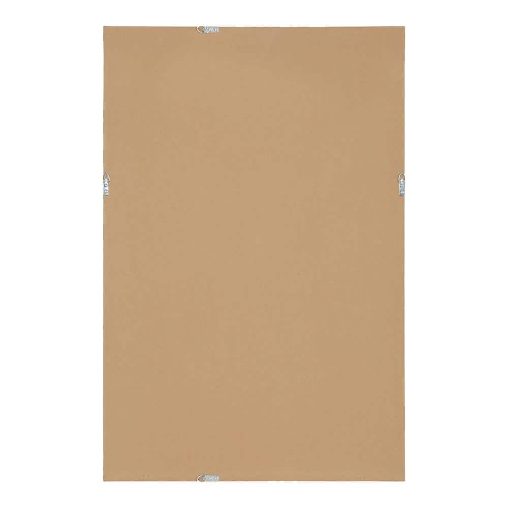 Gotley 24x36 Bronze Rectangular Wall Mirror with Scooped Frame