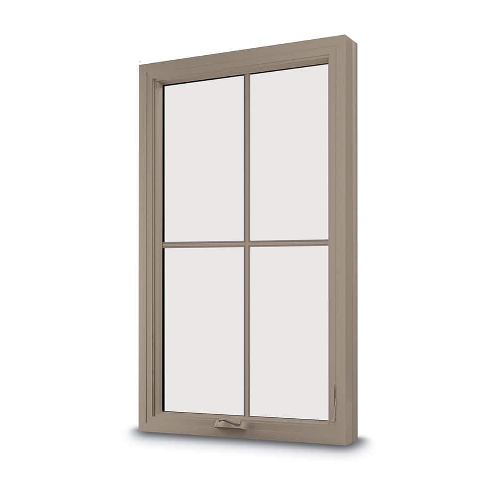 100 Series 35.5 in. x 47.5 in. Sandtone Left-Hand Casement Composite Window Sandtone Int & Hdw, Low-E Glass & Grilles price history on PriceWatchPro