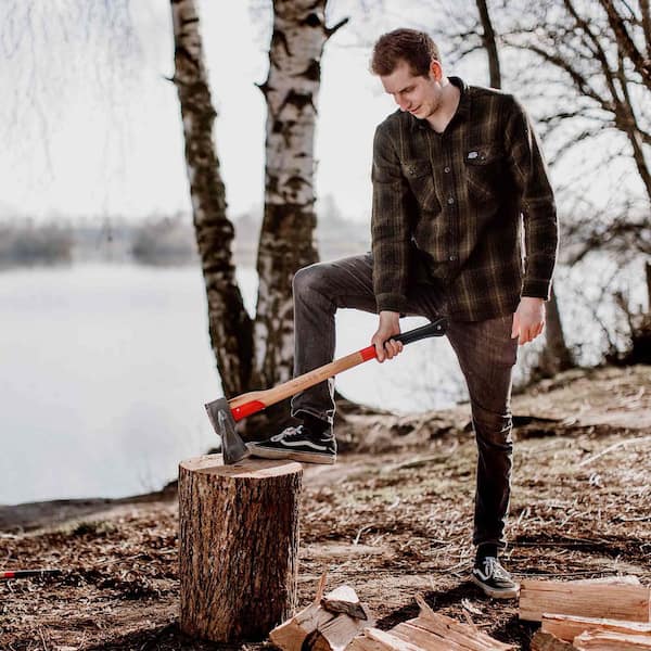ADLER 31.5 in. Hickory Handle Long Splitter Axe 130.0H200B211