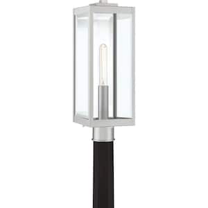 Westover 1-Light Stainless Steel Outdoor Post Lantern
