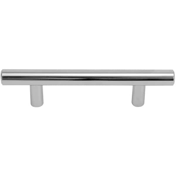 Melrose 7-1/2 in. Center-to-Center Polished Chrome Bar Pull Cabinet Pull (10-Pack)