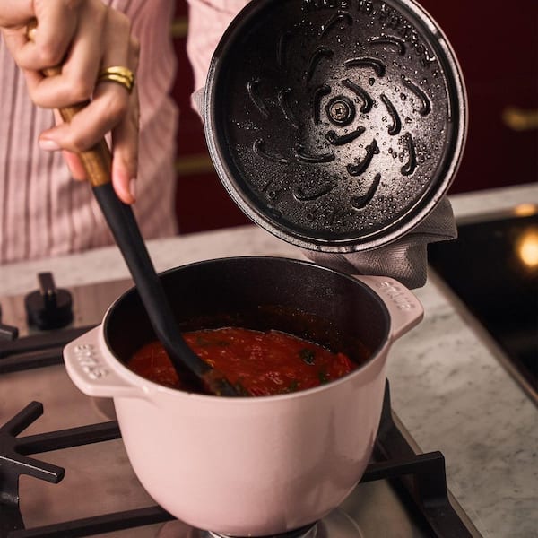 staub Cast Iron 1.5 qt. Porcelain-Enameled Cast Iron Petite French