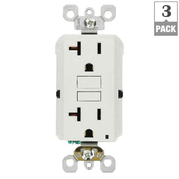 20 Amp SmartlockPro® Wi-Fi Certified Smart GFCI Receptacle/Outlet, Whi –  Leviton