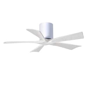 Irene-5H 42 in. Indoor/Outdoor Gloss White Ceiling Fan