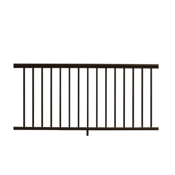 NewTechWood Allure 72 in. x 42 in. Bronze Aluminum Preassembled Railing Kit