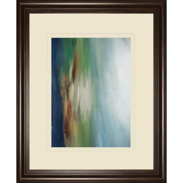 Classy Art "First Light" By S. D'Auguiar Framed Print Abstract Wall Art 34 in. x 40 in.