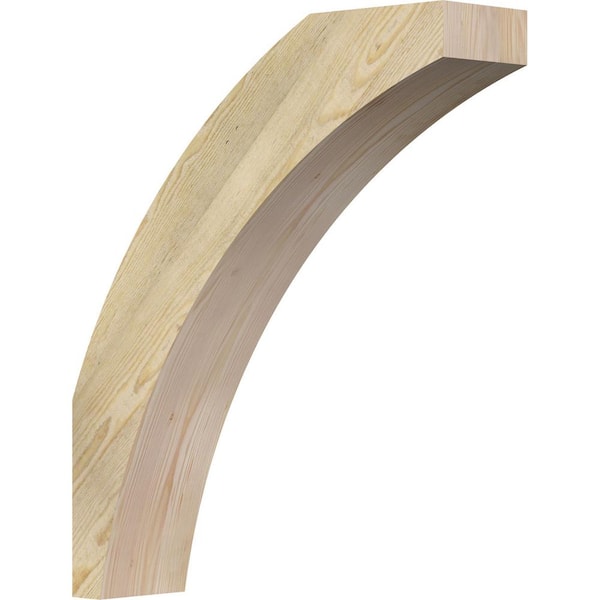Ekena Millwork 6"W x 24"D x 28"H Thorton Rough Sawn Knee Brace, Douglas Fir