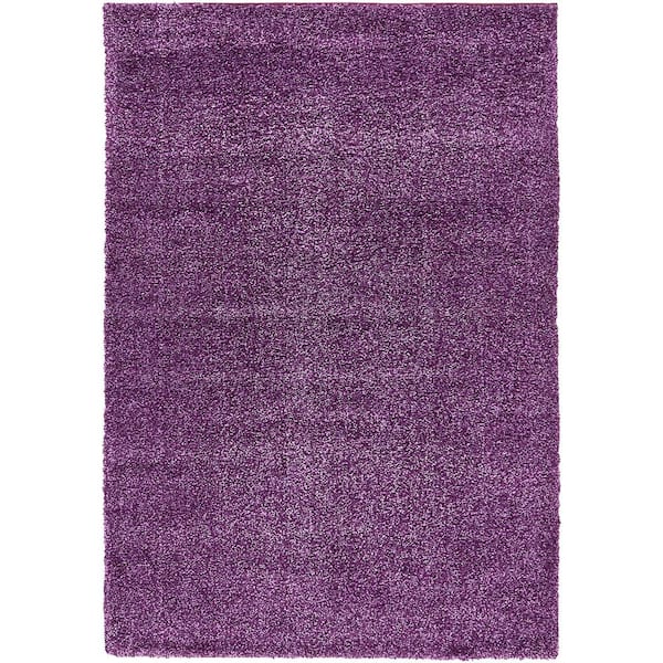 Unique Loom Solo Calabasas Violet 5' 0 x 7' 7 Area Rug