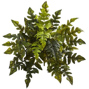 Indoor 24 in. Holly Fern Artificial Plant (2-Set)