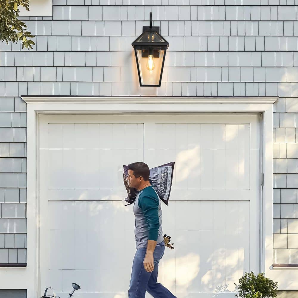Modern Outdoor Waterproof Wall Lamp, Decoration Front Door Roadway Pillar Light, E26, Bulb Not Included price history on PriceWatchPro