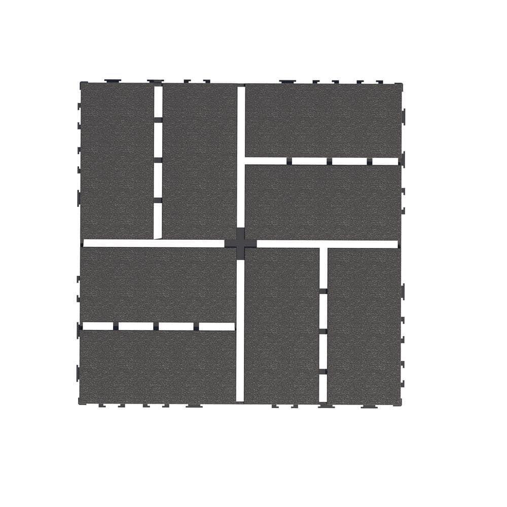 Quick Deck Tile, 1 ft. x 1 ft. All Weather Plastic Outdoor Waterproof Inter