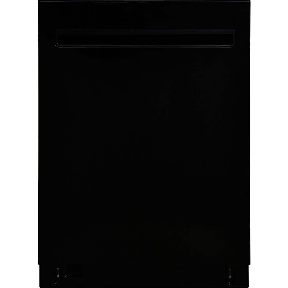 24 in. Top Control Standard Built-In Dishwasher in Black with 7-Cycles and 49 DBA