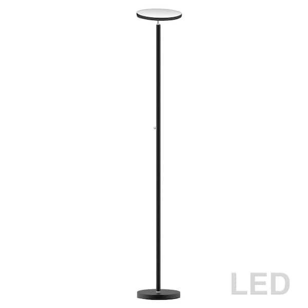 Dainolite 72 In 1 Light Satin Black, Lighthouse Floor Lamp With Shelves Assembly Instructions