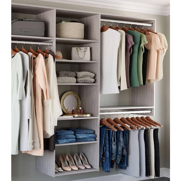DHP Closet Storage System in White