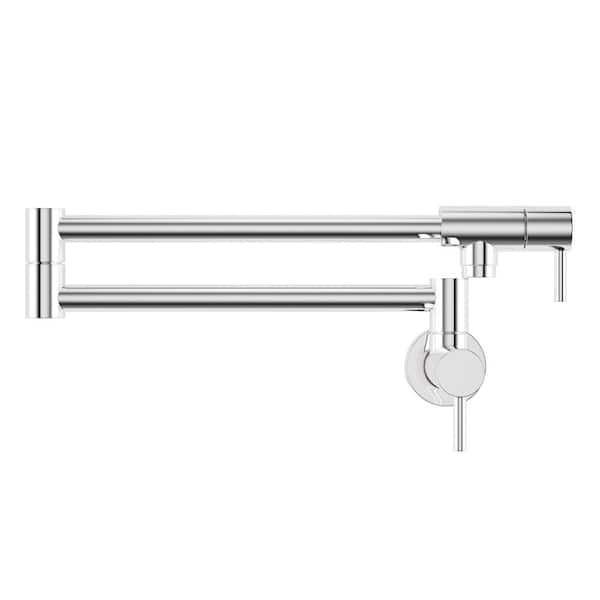Ivy Wall-Mounted Pot Filler in Chrome