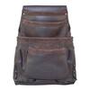 Graintex 10-Pocket Oil Tanned Leather Nail and Tool Pouch OS2250