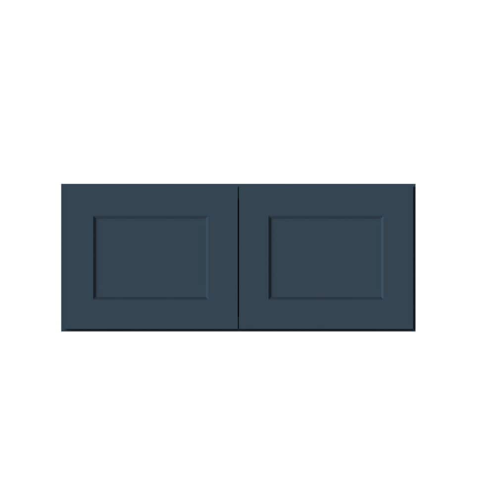36 in. W x 27 in. D x 15 in. H Ready to Assemble Solid Wood Frame Shaker Deep Wall Kitchen Cabinet in Cyber Grey price history on PriceWatchPro