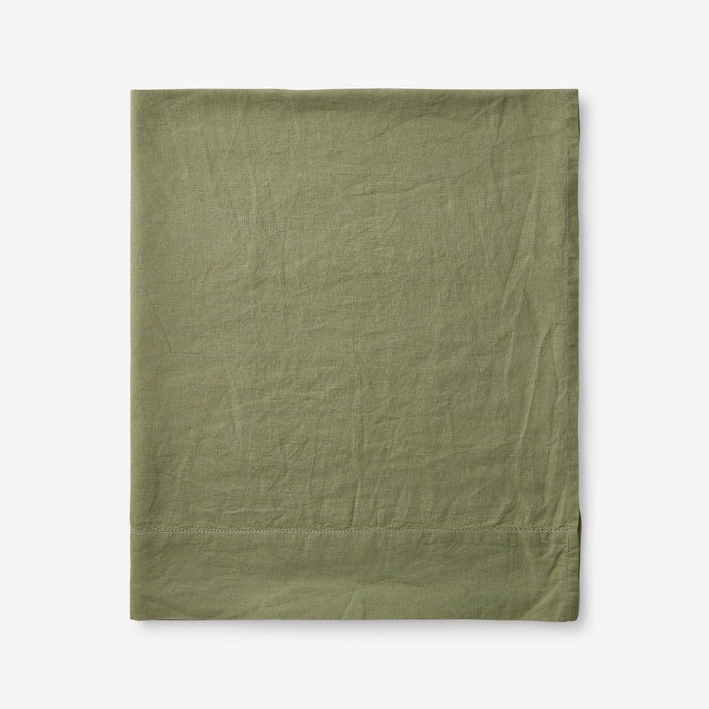 Lincell Block printed crop top - Moss green