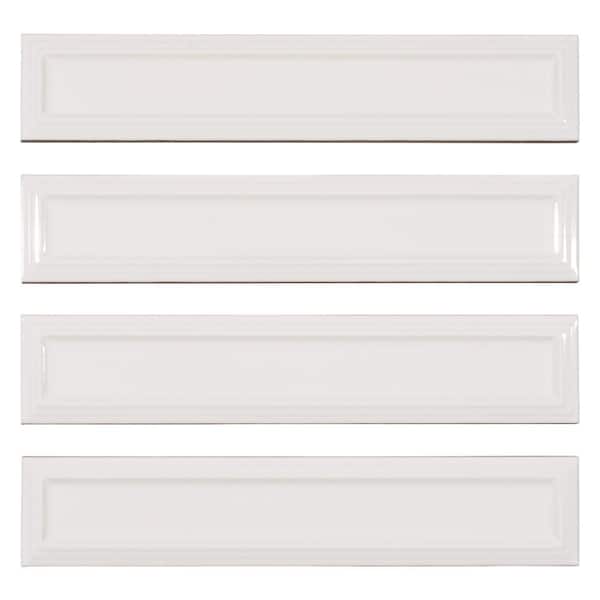 Concerto-Posmer Capella 2 in. x 10 in. Glossy Ceramic Subway Wall Tile (8.23 sq. ft./case)
