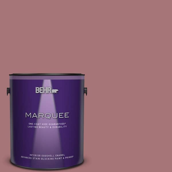 BEHR MARQUEE 1 gal. #S130-5 Heirloom Rose Eggshell Enamel Interior Paint & Primer
