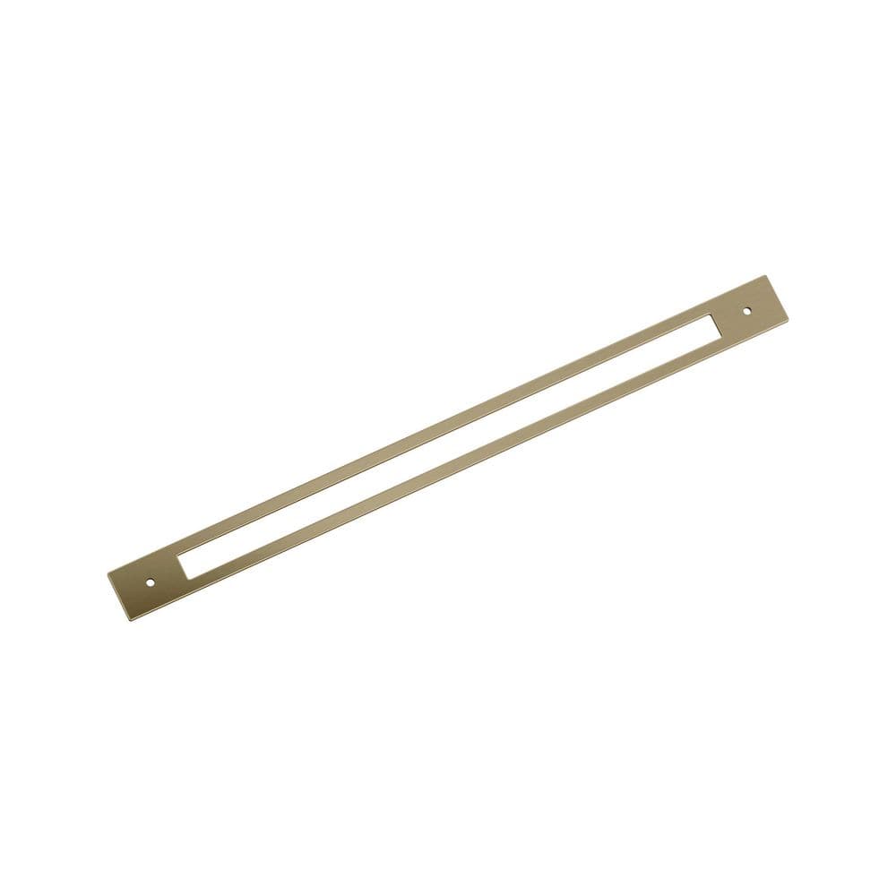 Medora 18 in. (457mm) Center-to-Center Rectangle Golden Champagne Pull Cabinet Backplate price history on PriceWatchPro