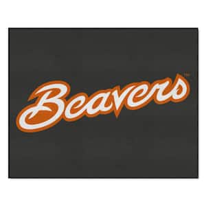 Oregon State Beavers Black 3 ft. x 4 ft. All-Star Area Rug