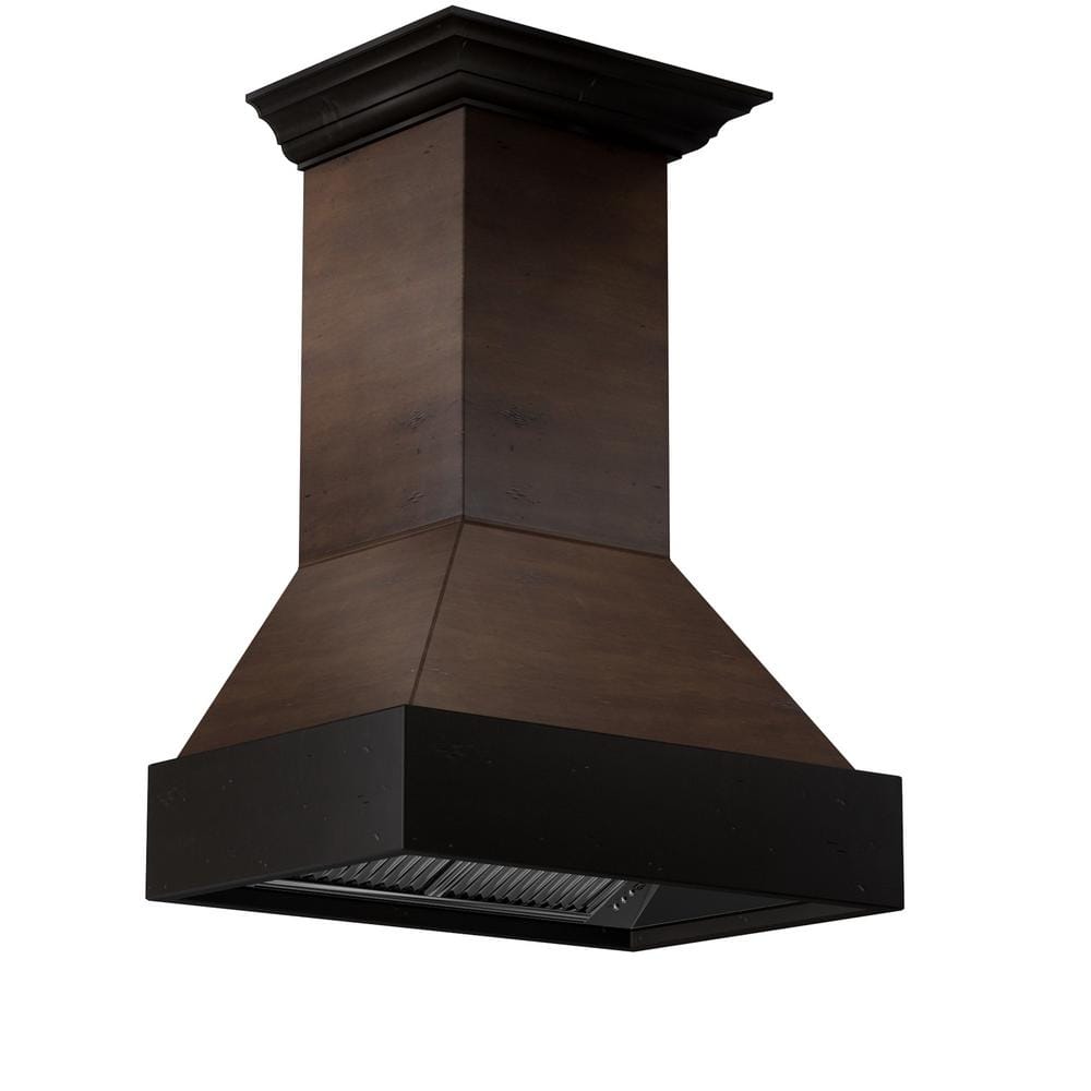 ZLINE Kitchen and Bath 36 in. 700 CFM Ducted Vent Wall Mount Range Hood with Dual Remote Blower in Antigua & Hamilton