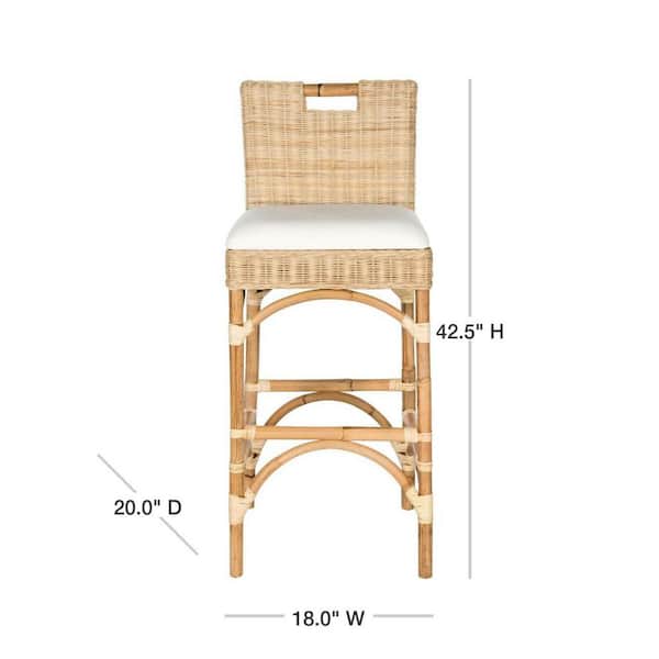 Safavieh Fremont Bar Stool Natural
