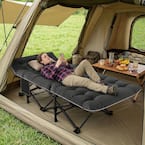 BOZTIY Oversize Folding Camping Cot,XL Sleeping Cot With Mattress