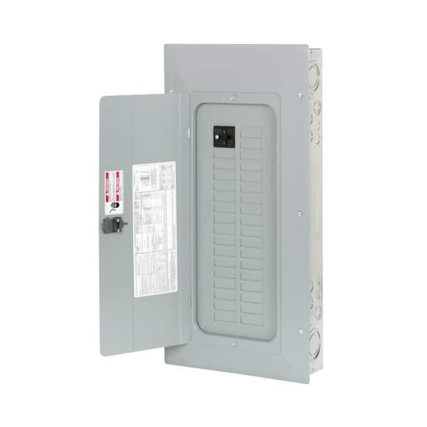Eaton BR 100 Amp 60-Circuit Indoor Main Breaker Plug-On Neutral Load Center with Copper Bus