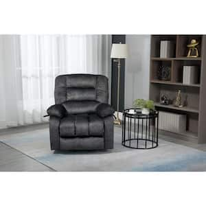 Gray Fabric Recliners Power Lift Remote Control Recliner Chair Reclining