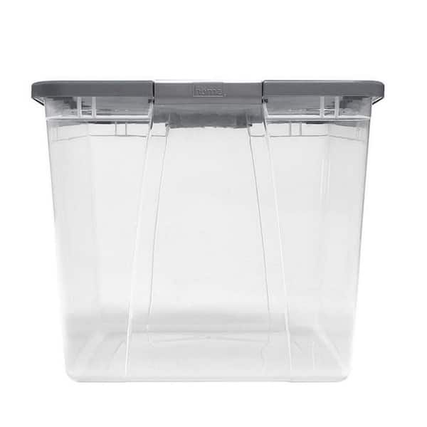 Sterilite 64 Quart Clear Plastic Storage Boxes Bins Totes W/Latches (6 Pack) 6 X 14978006 - The Home Depot - View #13