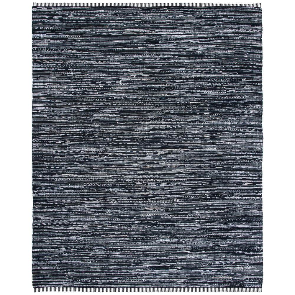 Rag Rug 10 X 14 Black Striped Area Rug price history on PriceWatchPro